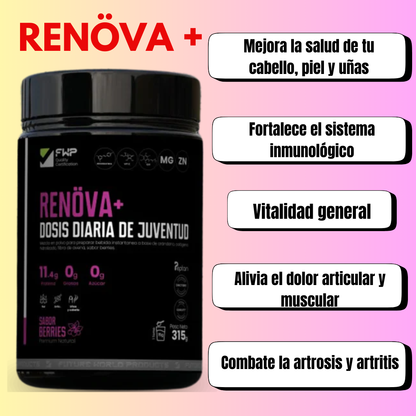 RENÖVA + : Dosis diaria de juventud y vitalidad